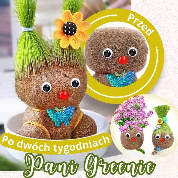 Pani Greenie - podlewaj i obserwuj, jak rosną jej włosy! - Image 2