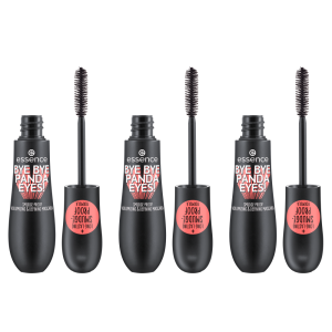 bye bye panda eyes! smudge-proof volumizing and defining mascara 3 pack