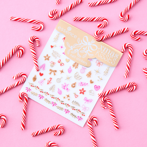 xmas KiSSES nail stickers - Image 2