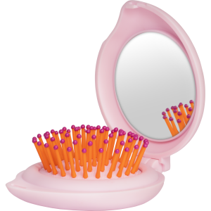 you make my day! pocket hair brush & mirror